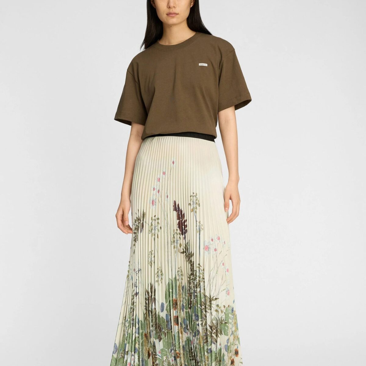 Skirt - Print Creme
