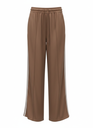 Silky Stripe Trousers - Bronze